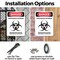 Signmission Danger Corona Outbreak OSHA Notice Sign, Plastic, 7in W x 10in L, 2PK OS-2PACK-NS-P-710-25570 - alternate 6